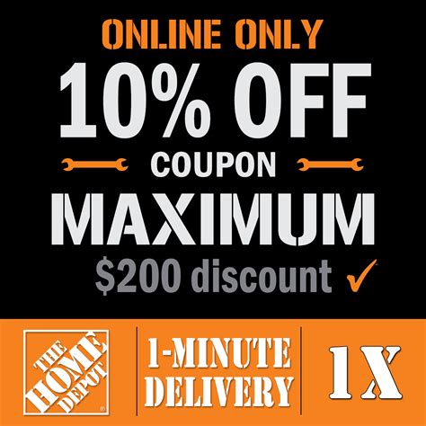 10 Best Ways to Get a Home Depot 10% Off Coupon.